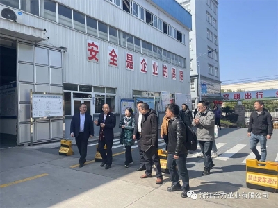 麗水市市場監督管理局、浙江省皮革廠行業協會、嘉興學院及浙江省標準化研究院領導蒞臨我司指導工作